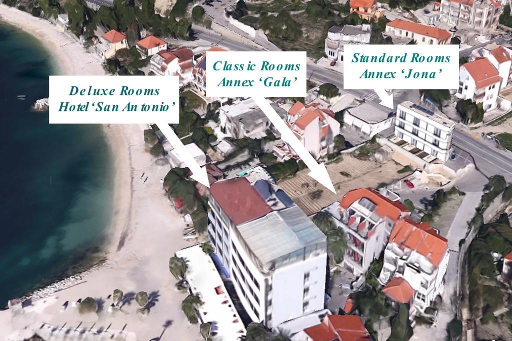 Hotel Gala Split Podstrana Esterno foto